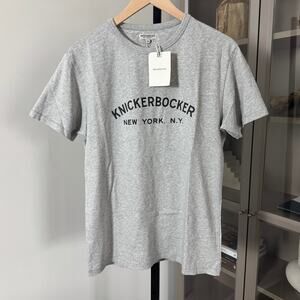 Knickerbocker New York Core Logo Heather T-Shirt L NEW Short Sleeve Cotton Tee